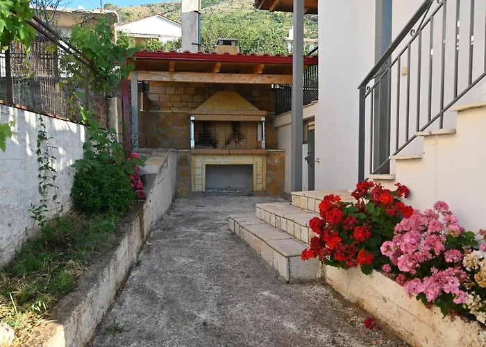 Petros House Fantastic View By Greece 别墅 Pirgakion